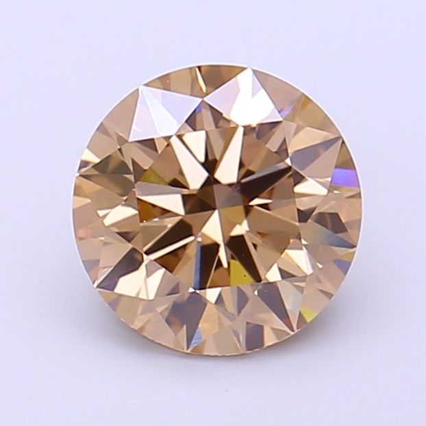 Round Fancy Light Brown Lab-grown Diamond 1.59ct VVS2 loose diamond