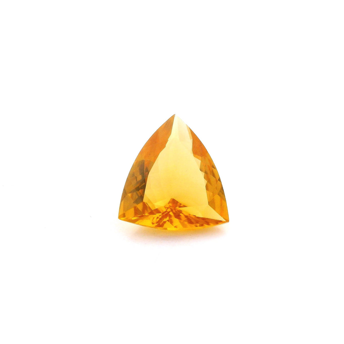 Triangular Yellow Heliodor 3.16ct loose gemstone