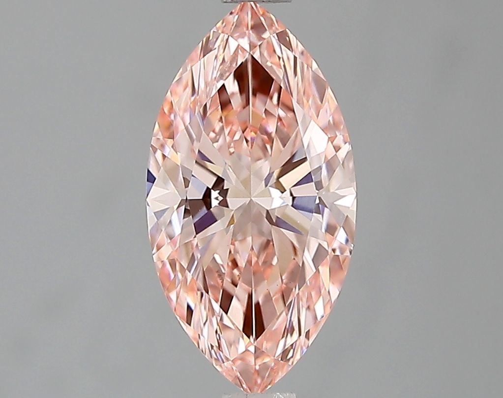 Marquise Fancy Vivid Pink Lab-grown Diamond 1.28ct VVS2 loose diamond