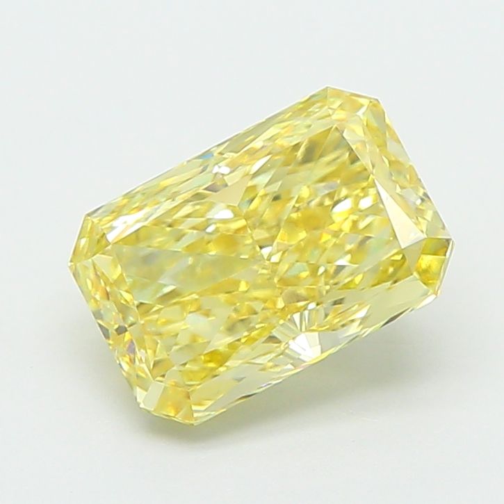 Radiant Fancy Intense Yellow Lab-grown Diamond 2.05ct VVS2 loose diamond