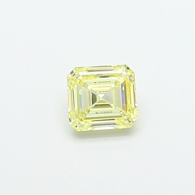 Asscher Fancy Yellow Lab-grown Diamond 0.7ct VS1 loose diamond
