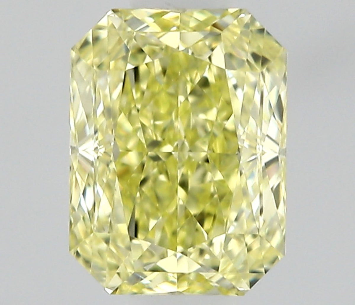 Radiant Fancy Yellow Natural Diamond 0.52ct VS1 loose diamond