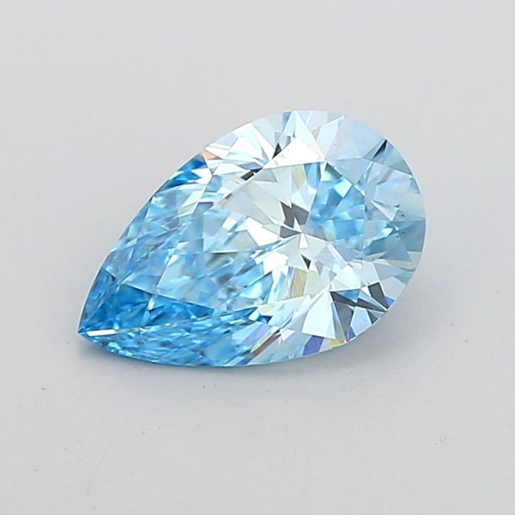 Pear Fancy Vivid Blue Lab-grown Diamond 1.58ct VS1 loose diamond