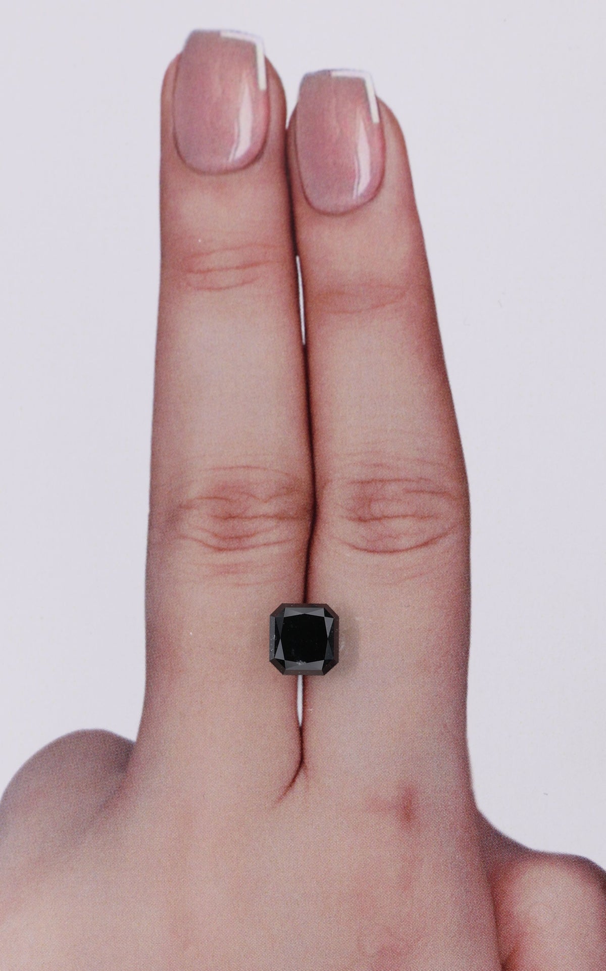 Radiant Black Natural Diamond 2.1ct loose diamond