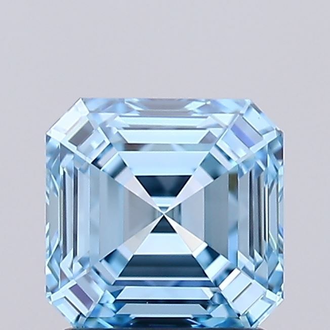 Asscher Fancy Vivid Blue Lab-grown Diamond 1.59ct VS1 loose diamond