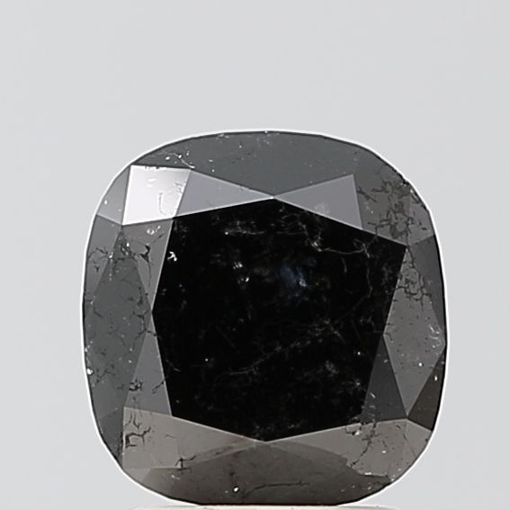 Cushion Black Natural Diamond 1.52ct VS2 loose diamond