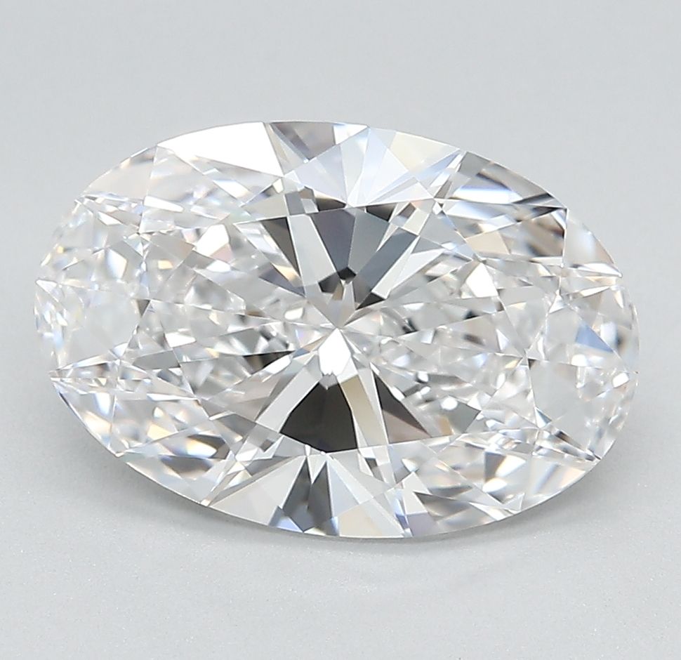 Oval Lab-Grown Diamond 3.19ct D VVS1