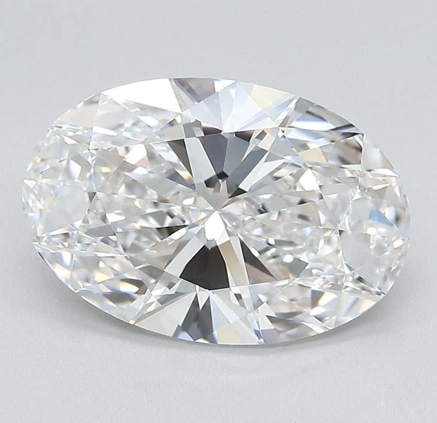Oval Lab-Grown Diamond 3.19ct D VVS1