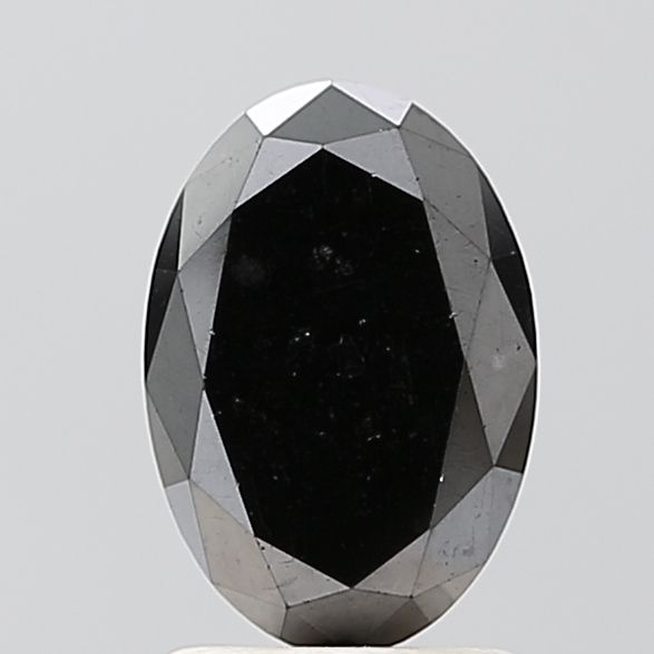 Oval Black Natural Diamond 1.93ct VS1 loose diamond