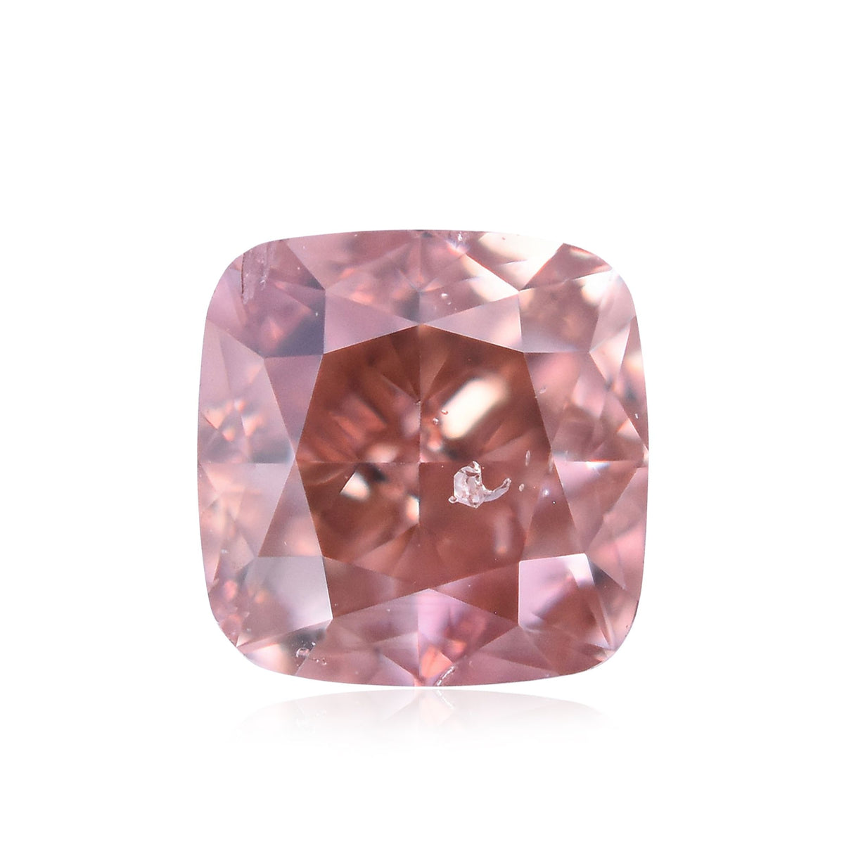 Cushion Fancy Intense Orangey Pink Natural Diamond 0.23ct I1 loose diamond
