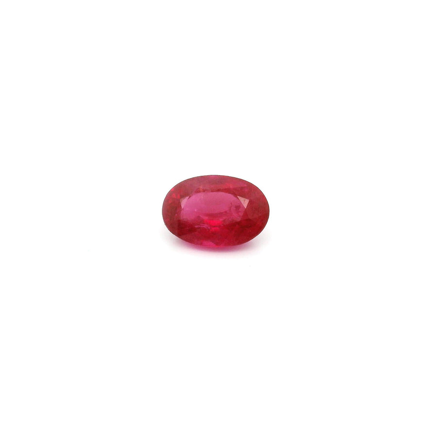 Oval Red Ruby 0.7ct loose gemstone