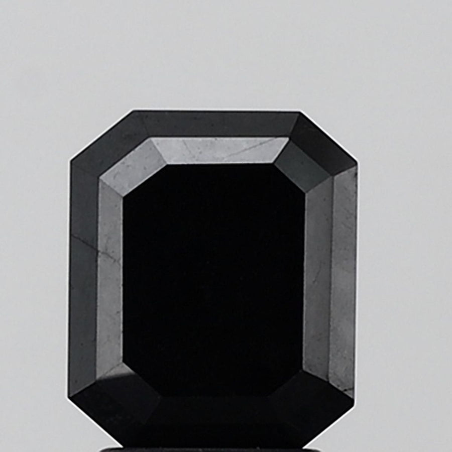 Emerald Black Natural Diamond 2.46ct VS1 loose diamond