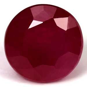 Round Red Ruby 2.11ct loose gemstone