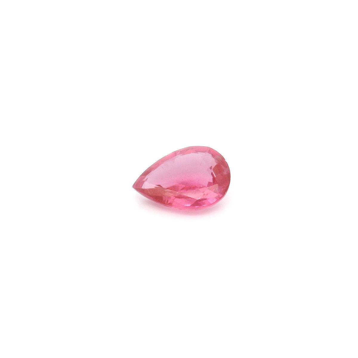 Pear Red Ruby 0.71ct loose gemstone