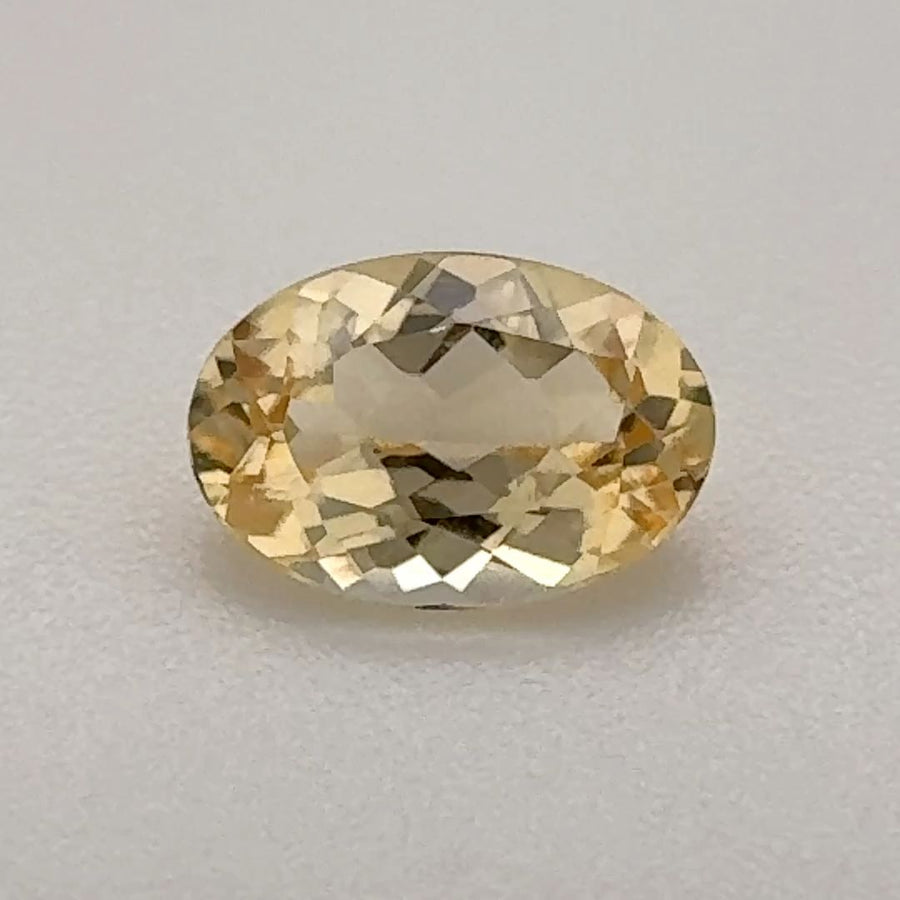 Oval Yellow Topaz 0.775ct loose gemstone