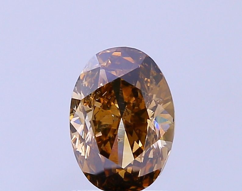 Oval Fancy Brown Natural Diamond 2ct SI1 loose diamond