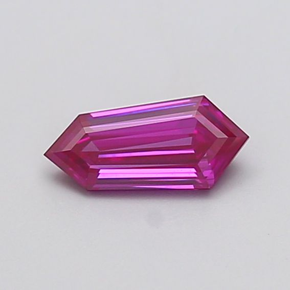 Hexagonal Fancy Vivid Pink Lab-grown Diamond 0.61ct VS1 loose diamond