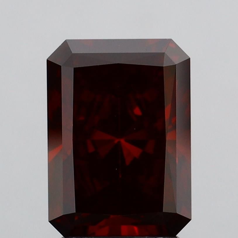 Radiant Fancy Deep Orange Lab-grown Diamond 3.05ct VS1 loose diamond