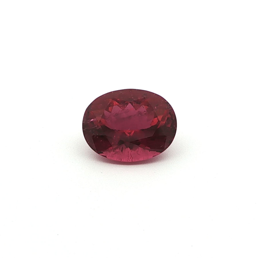 Oval Red Tourmaline 4.41ct loose gemstone