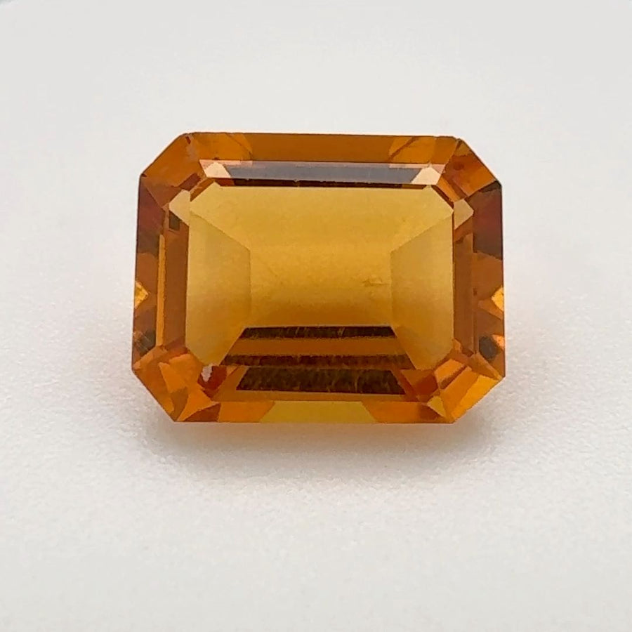 Octagonal Orange Citrine 2.905ct loose gemstone