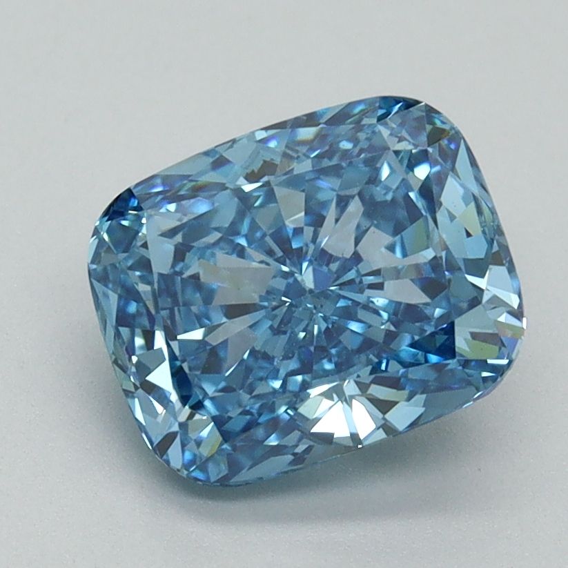 Cushion Fancy Vivid Blue Lab-grown Diamond 2.01ct VS1 loose diamond