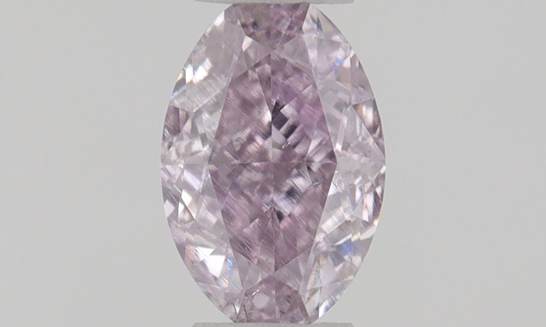 Oval Fancy Pink Purple Natural Diamond 0.21ct SI2 loose diamond