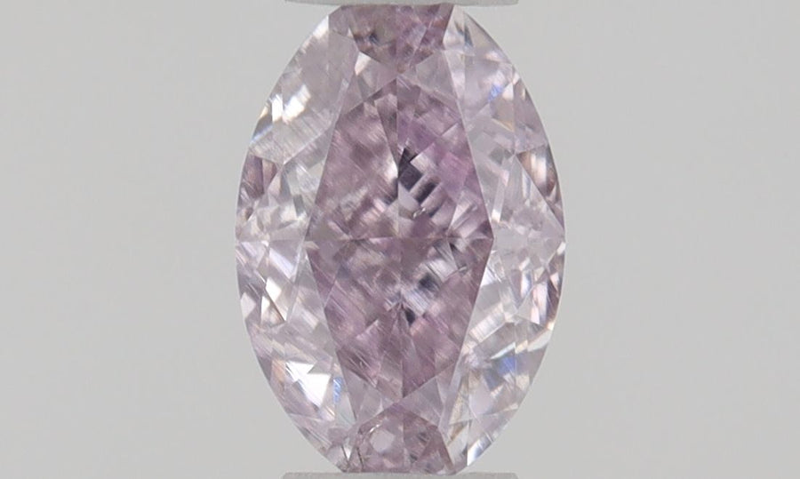 Oval Fancy Pink Purple Natural Diamond 0.21ct SI2 loose diamond