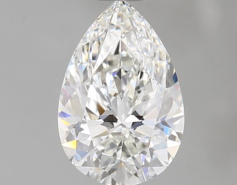 Pear Natural Diamond 0.80ct H IF