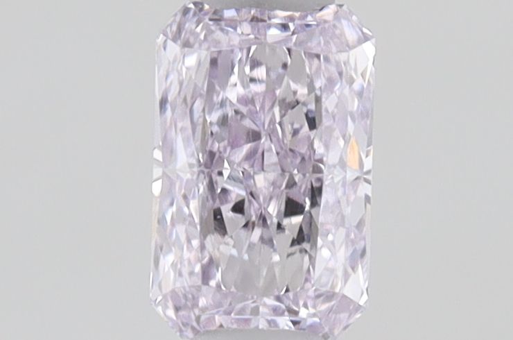 Radiant Fancy Light Pinkish Purple Natural Diamond 0.23ct VS1 loose diamond