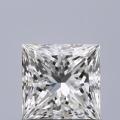 Princess Natural Diamond 0.74ct H IF