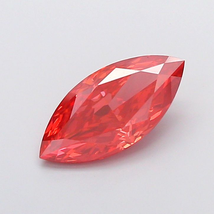 Marquise Fancy Vivid Red Lab-grown Diamond 3.01ct VS2 loose diamond