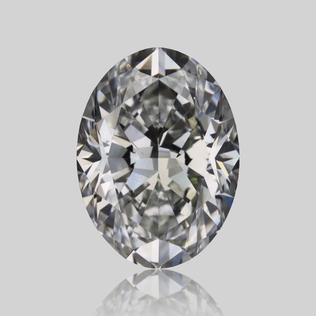 Oval Faint Yellow Green Natural Diamond 1.21ct SI1 loose diamond