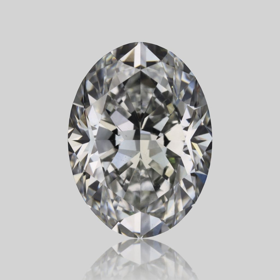 Oval Faint Yellow Green Natural Diamond 1.21ct SI1 loose diamond