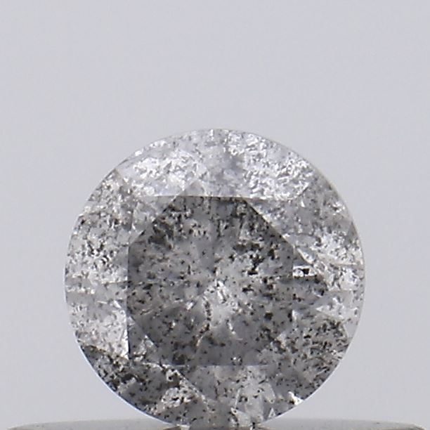 Round Salt And Pepper Natural Diamond 0.34ct I3 loose diamond