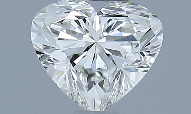 Heart Natural Diamond 0.51ct J VVS1