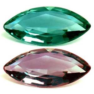 Marquise Green Alexandrite 0.13ct loose gemstone