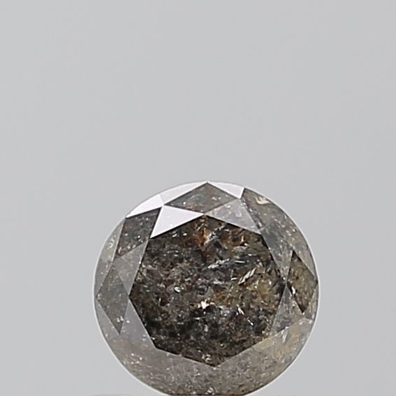 Round Salt And Pepper Natural Diamond 0.51ct VS2 loose diamond