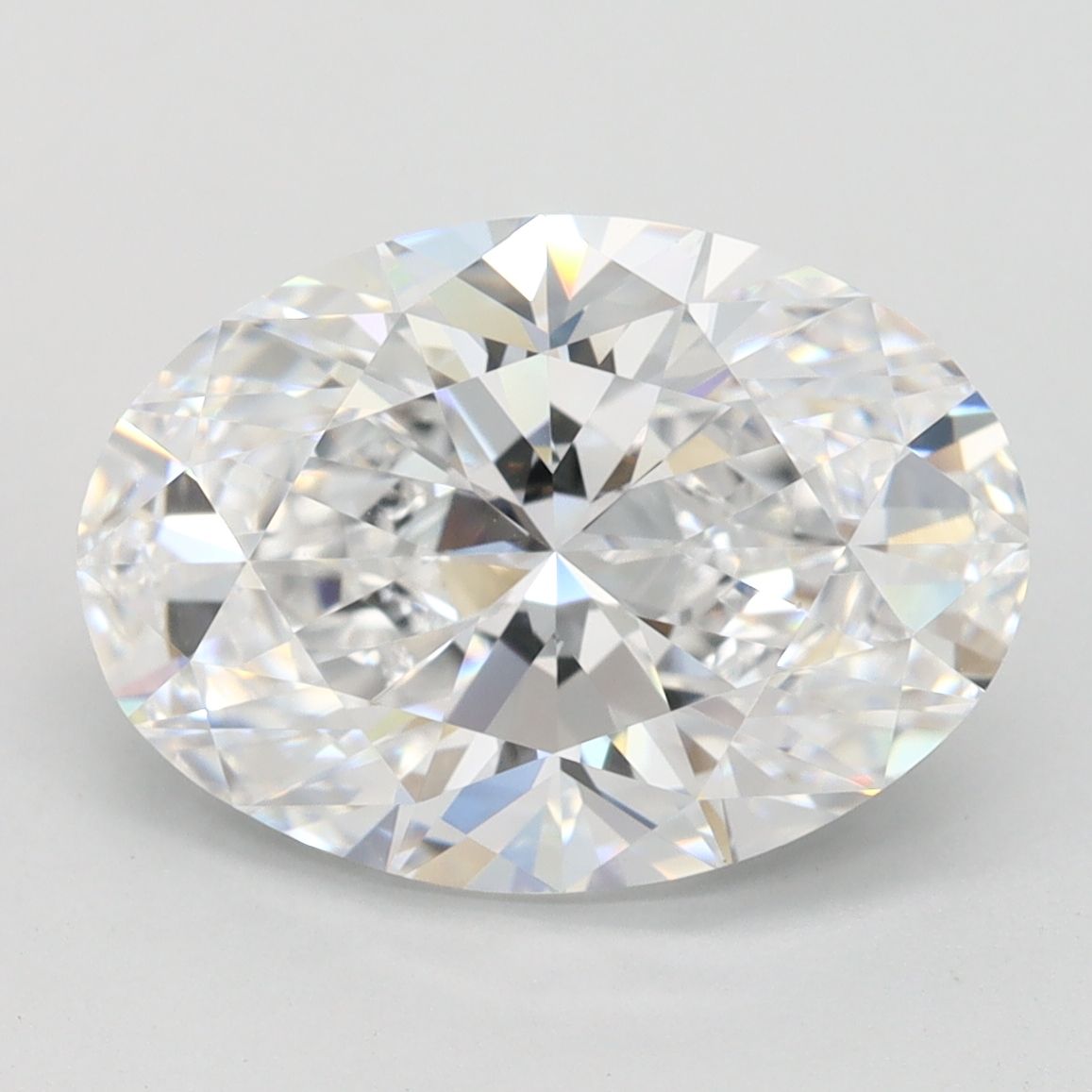 Oval Lab-Grown Diamond 3.41ct D IF