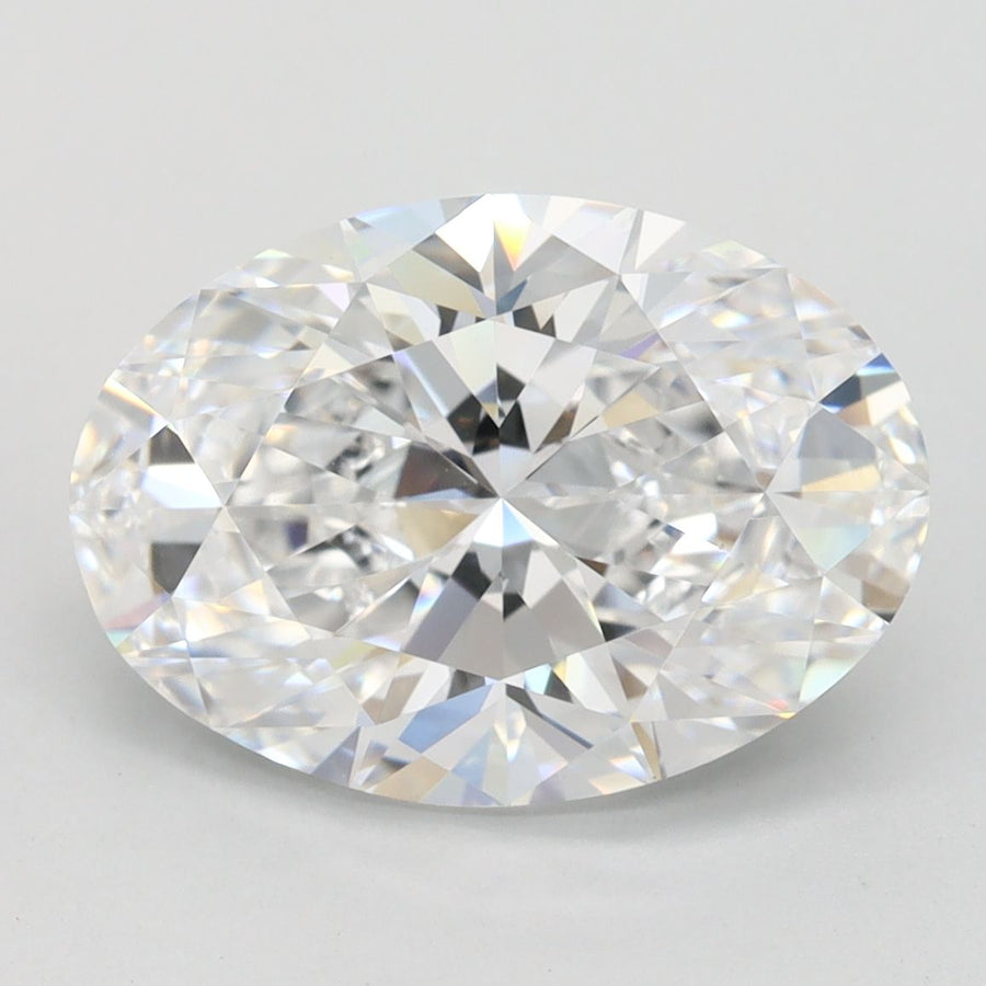 Oval Lab-Grown Diamond 3.41ct D IF