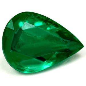 Pear Green Emerald 2.27ct loose gemstone
