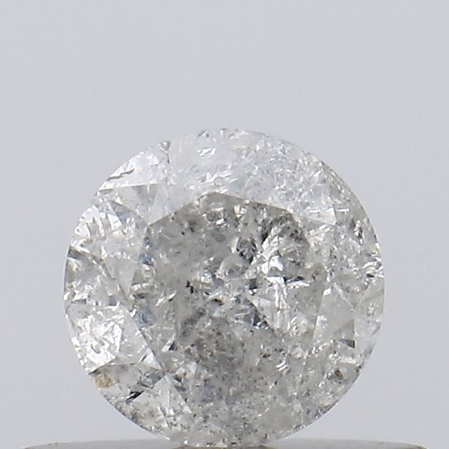 Round Salt And Pepper Natural Diamond 0.36ct I3 loose diamond