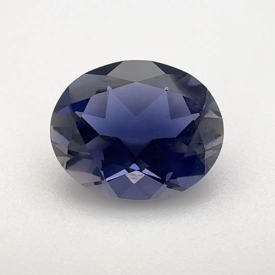 Oval Blue Iolite 2.77ct loose gemstone