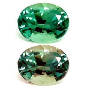 Oval Green Alexandrite 0.35ct loose gemstone