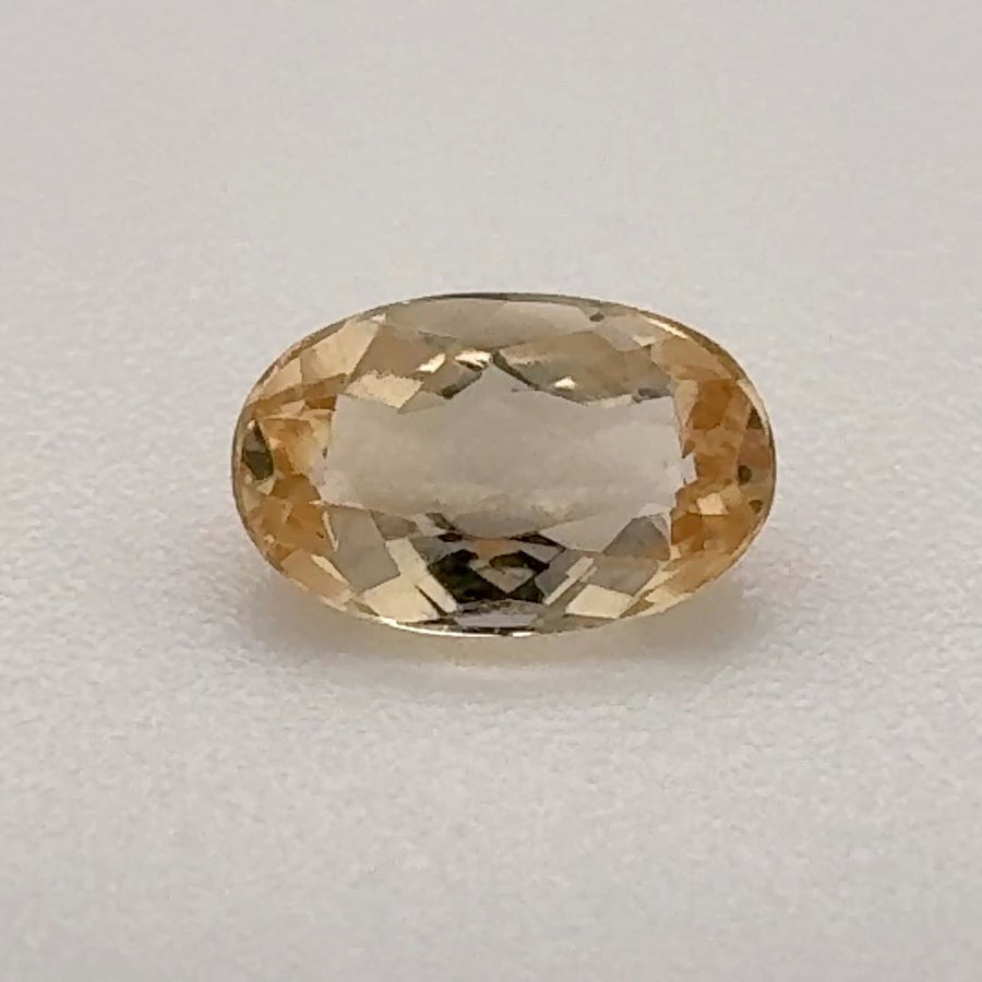Oval Yellow Topaz 0.67ct loose gemstone