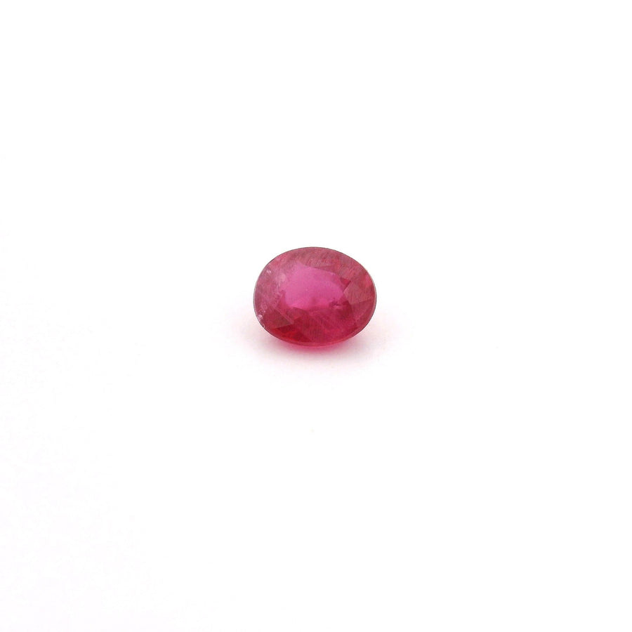 Oval Red Ruby 0.48ct loose gemstone