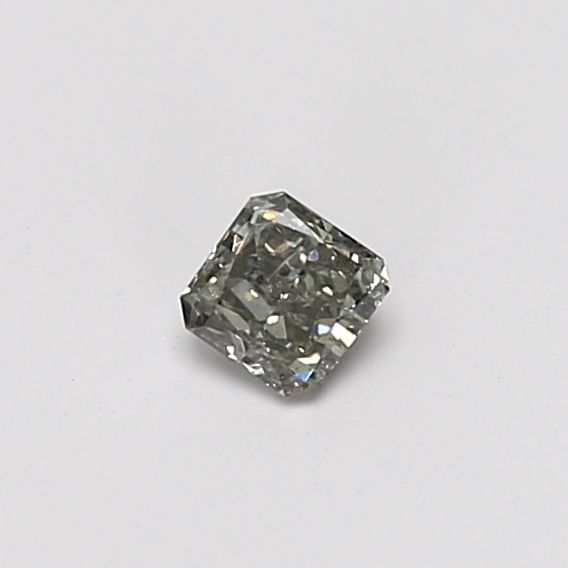 Radiant Fancy Gray Natural Diamond 0.2ct I2 loose diamond