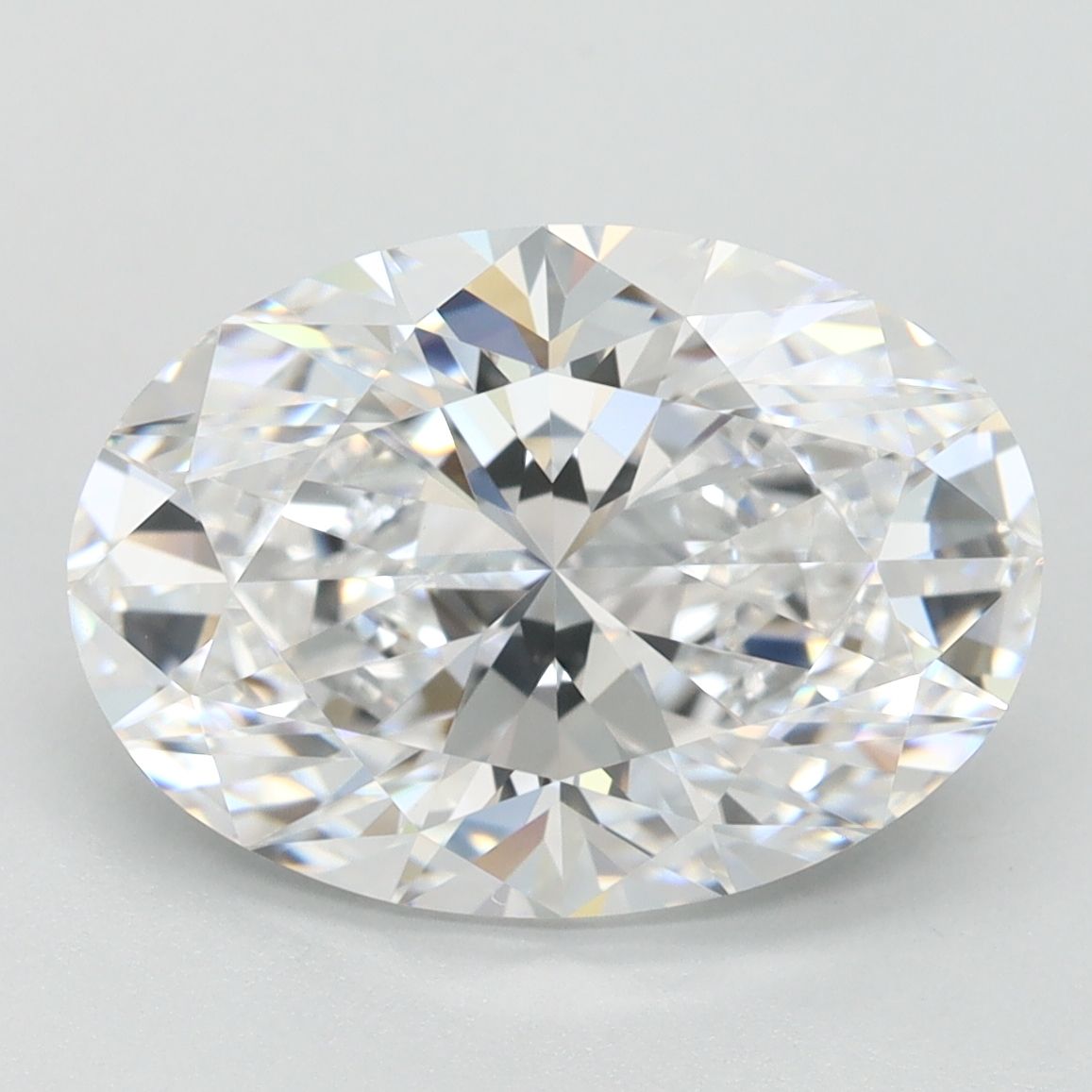 Oval Lab-Grown Diamond 3.76ct D FL