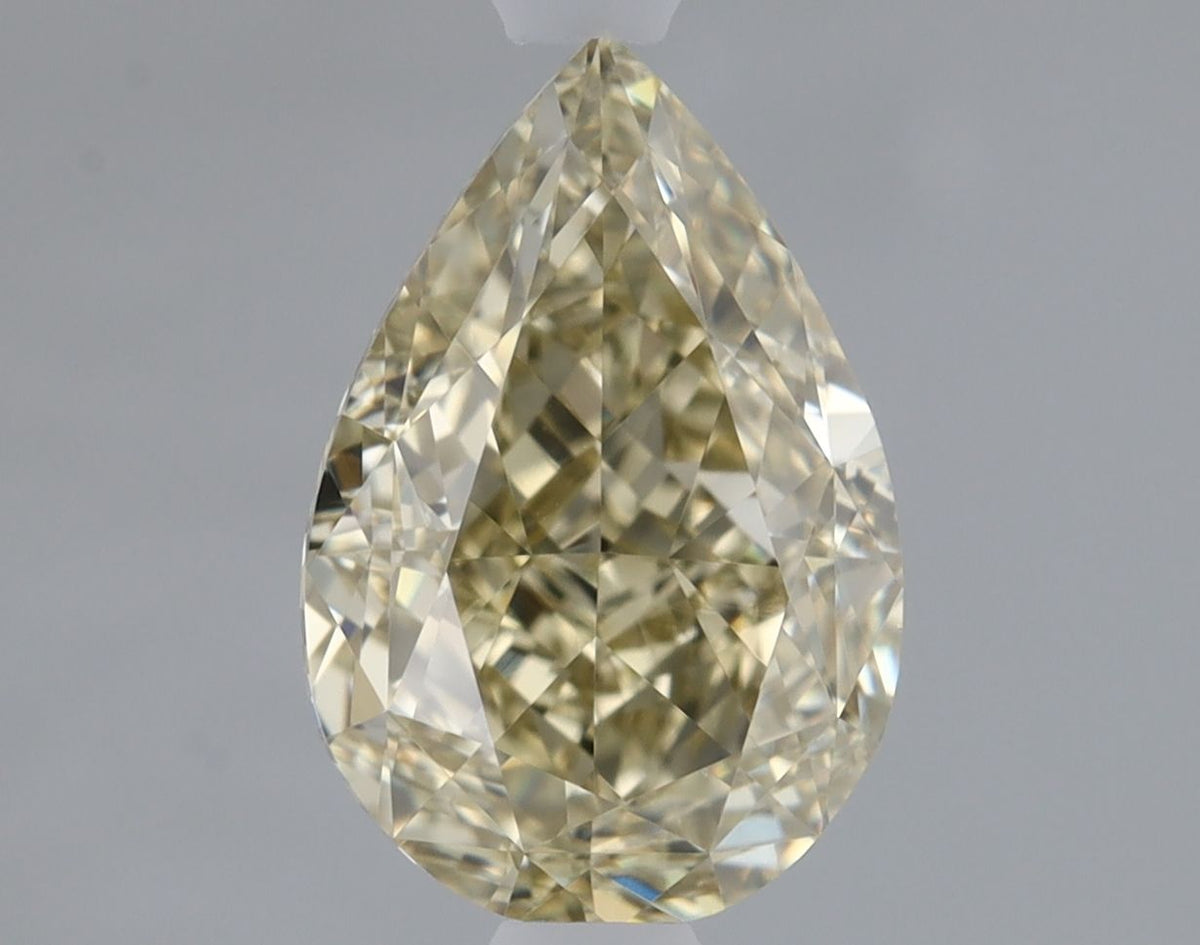 Pear Fancy Brownish Yellow Natural Diamond 1.25ct VVS2 loose diamond