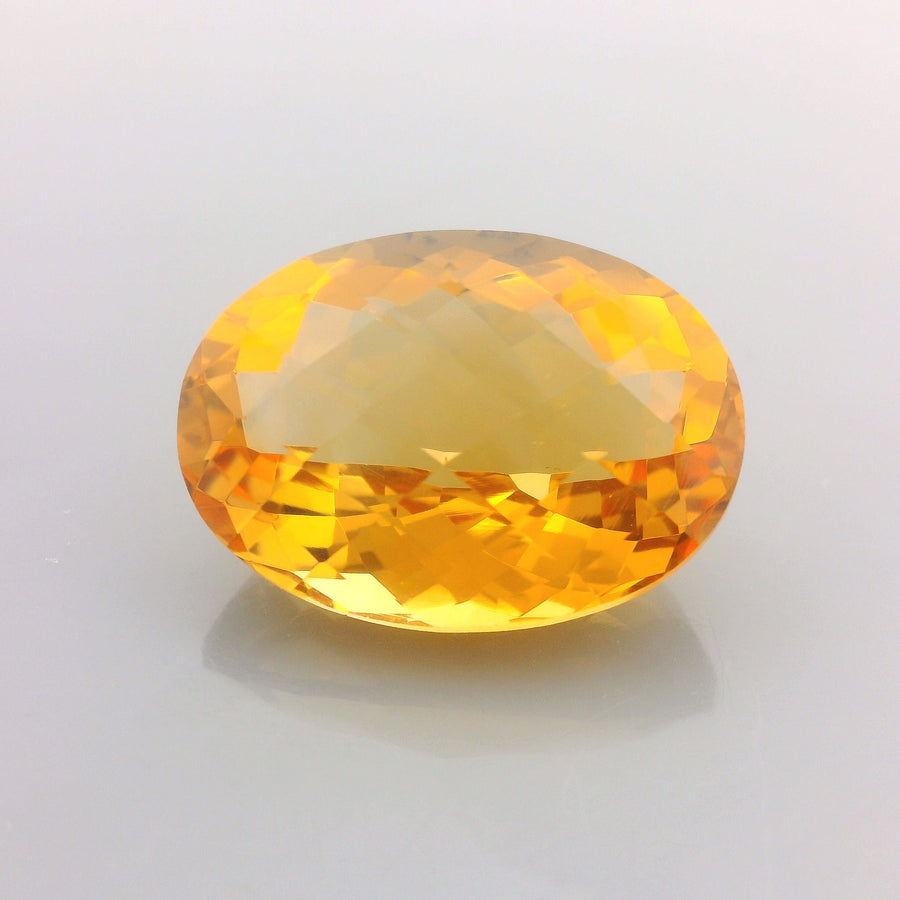 Oval Yellow Citrine 12.39ct loose gemstone