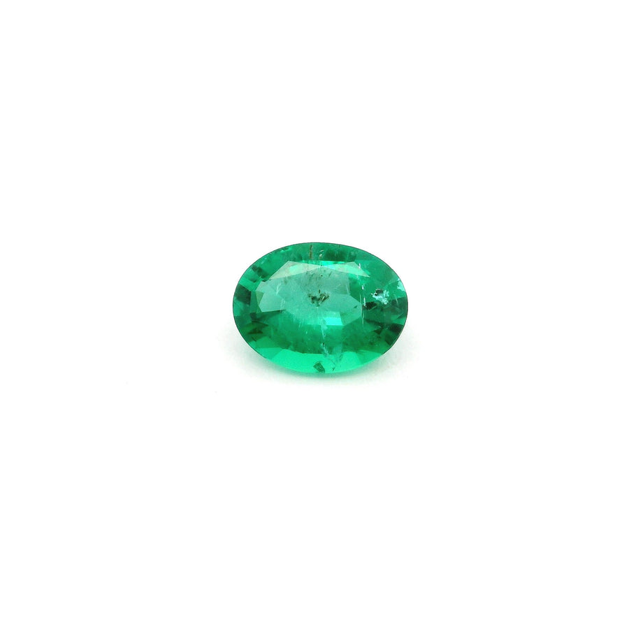 Oval Green Emerald 0.93ct loose gemstone